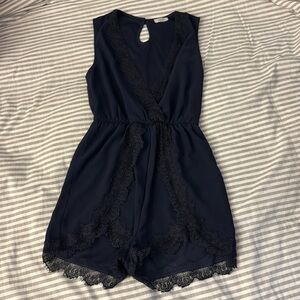 Tobi Lace Trim Romper